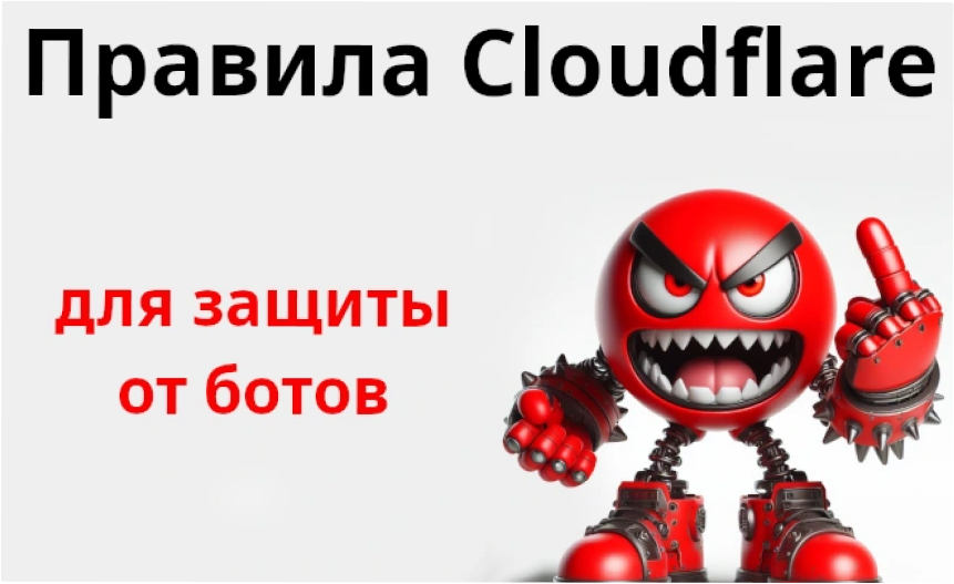 AntiDDOS Cloudflare + защита сайта от ботов