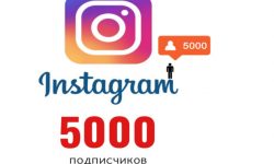 5000 инстаграм подписчиков